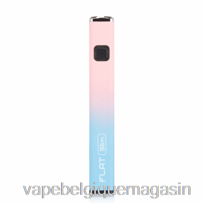 Vape Shop Bruxelles Yocan Flat Slim Batterie 350mah Bleu Rose